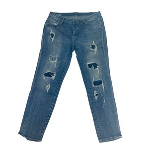 Bebe Rhinestone Jeans